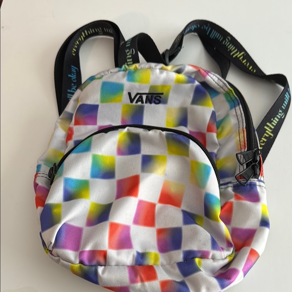 Vans Multicolor Checkerboard Mini Backpack - Picture 5 of 6